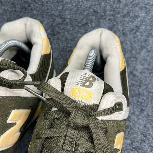 New Balance 578 Retro Athletic Shoes Men's Size 10.5 Green Suede Vintage Sneaker - Picture 4 of 16